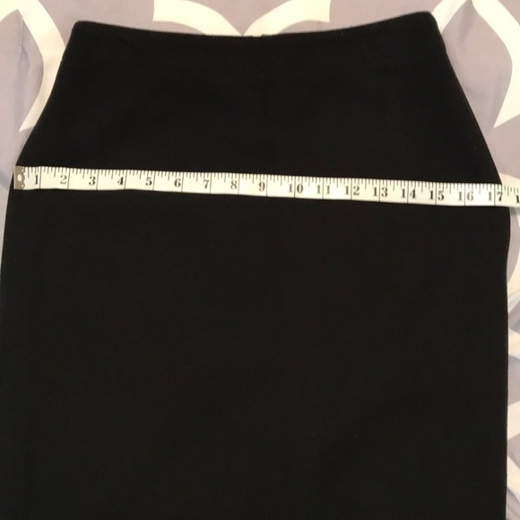 J Crew Pencil Skirt in black wool size 0 - Picture 8 of 8